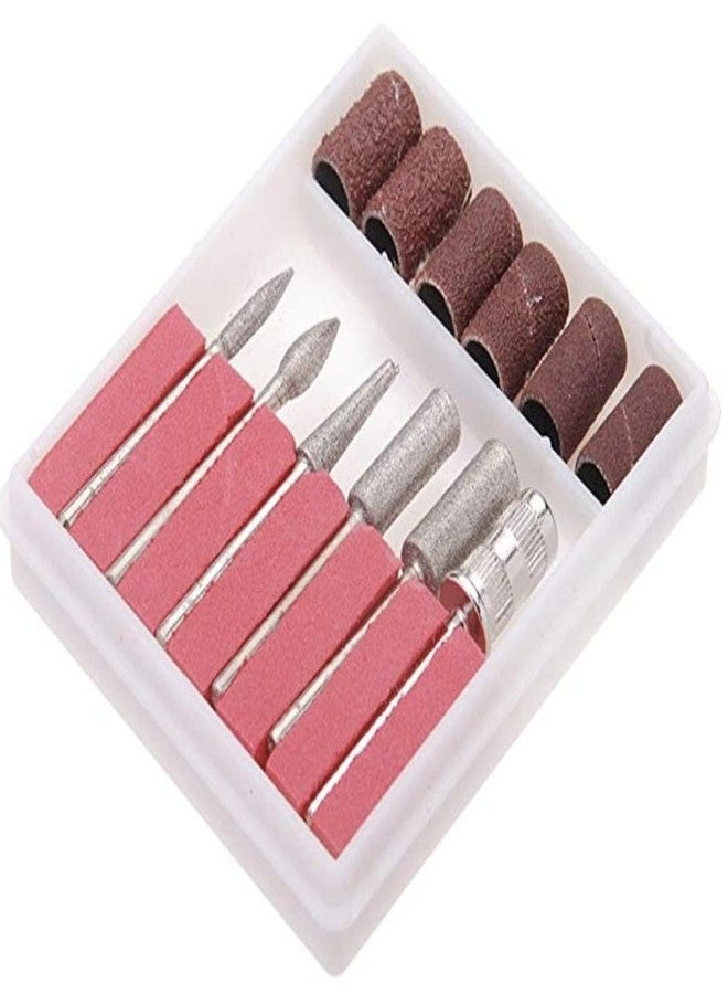 SIGNI 6Pc Nail Drill bits Set,Professional Nail Art Tools Set for Acrylic Art,Manicure & Pedicure Crystal Nail Files, Nail Drill Bits, Sanding Bands Perfect for Nail Salons & Beauty (Standard, 1) - Image 1